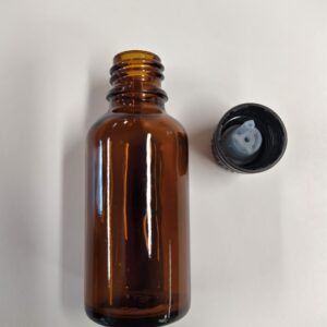 Tippapullo ruskea 30 ml, suurempi suu