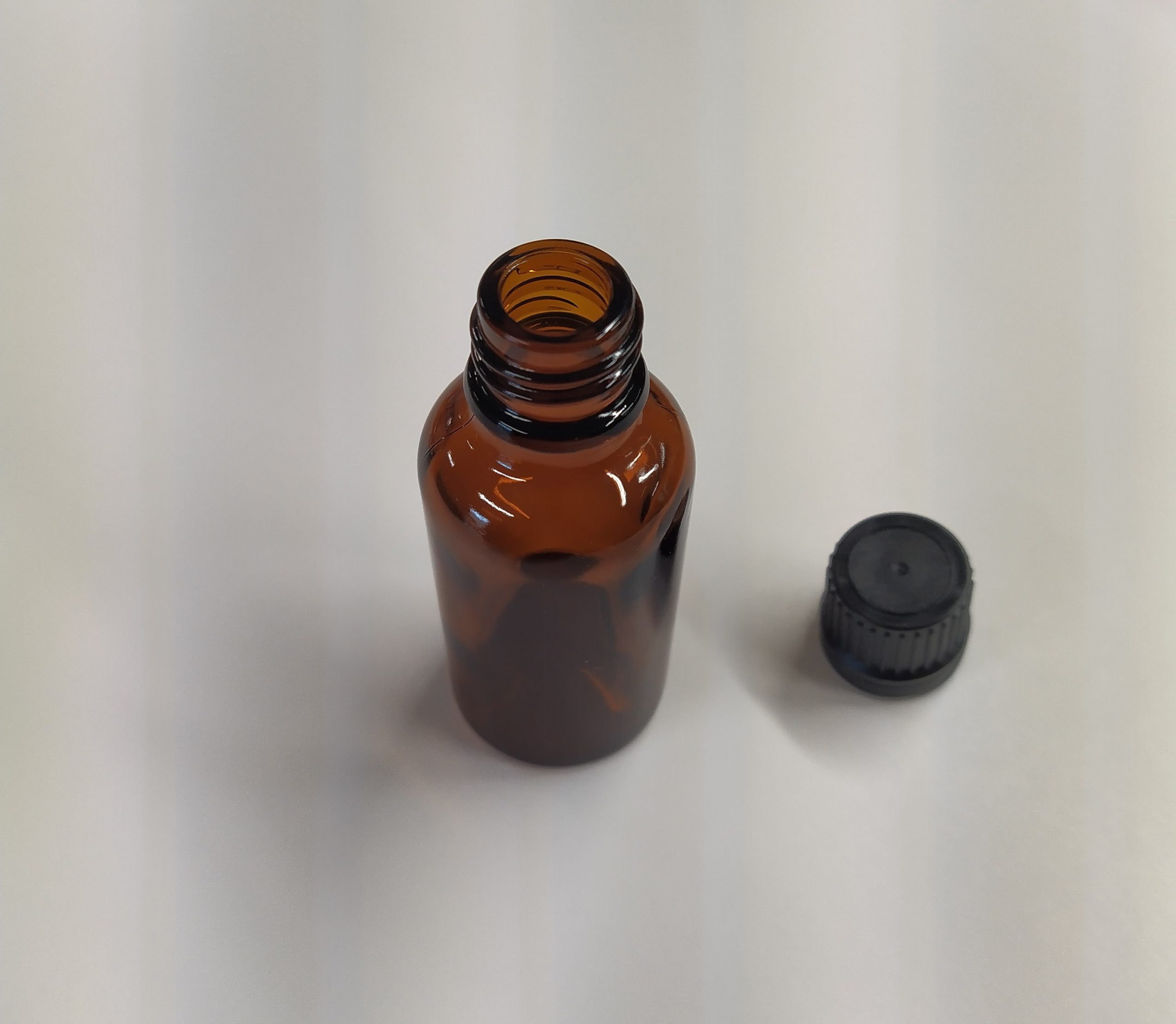 Tippapullo ruskea 30 ml, suurempi suu - Image 2