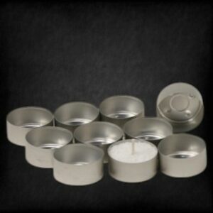 Alumiininen tuikkumuotti, pyöreä, 100 kpl